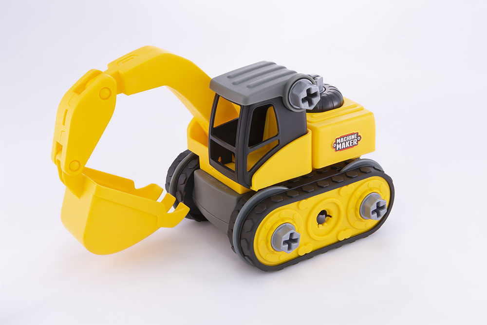 junior road builder excavator toy