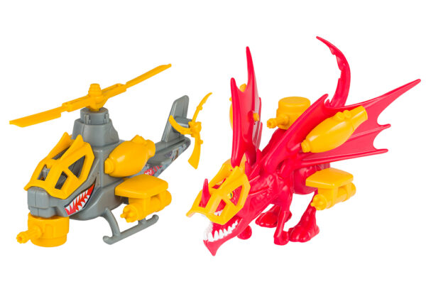 Snap &#039;n Play ™ Monsters Attack - 6 sorterade (4&quot; / 10cm)